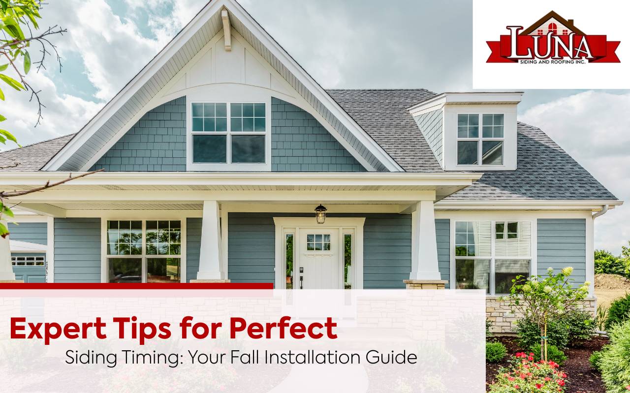Siding timeline fall installation for residential homes