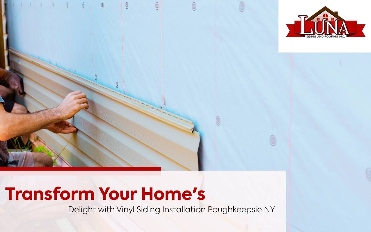 Vinyl siding installation Poughkeepsie NY enhancing home exterior