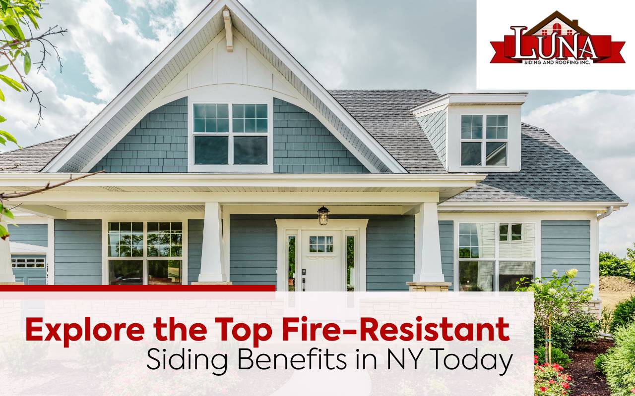 Fire-resistant siding installed on a modern NY home showcasing safety and style