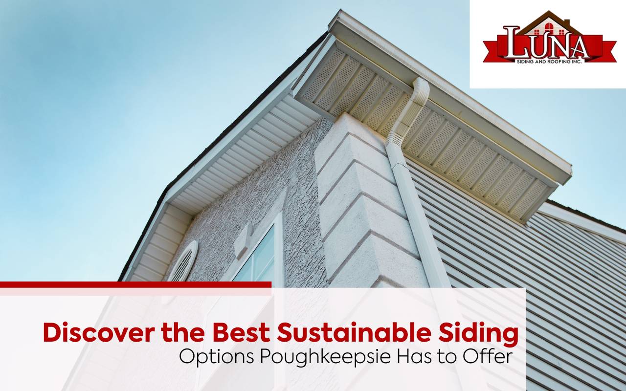 Modern home exterior with sustainable siding options in Poughkeepsie