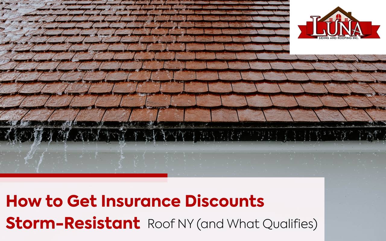 Metal roof with sealed seams for Insurance Discounts Storm-Resistant Roof NY