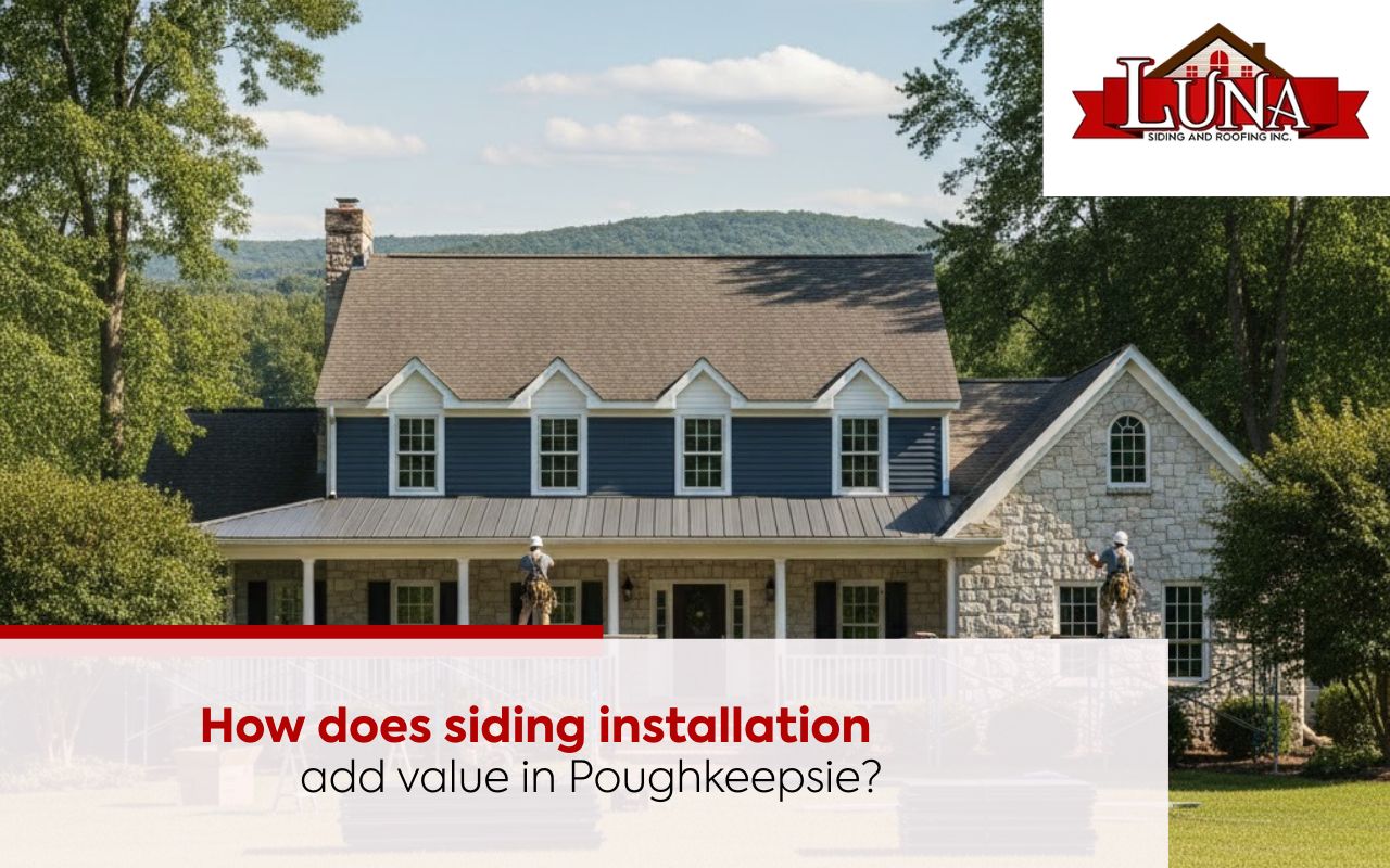 Siding Installation in Poughkeepsie, NY on a freshly updated home exterior